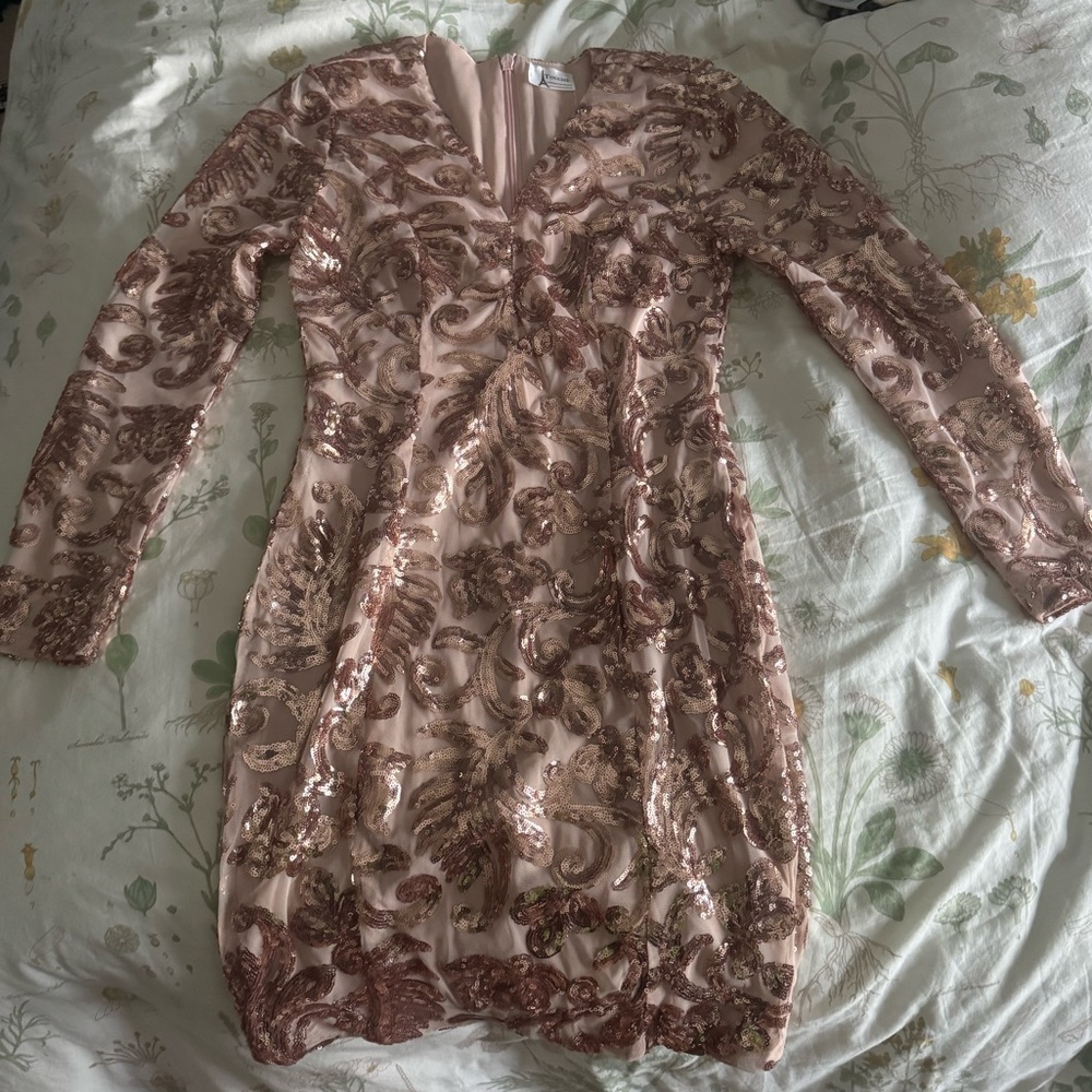 French Sequined Dress - Size M